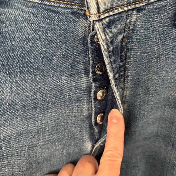 Levi’s Weggie high rise Blue Straight Jeans SZ 16 W - Picture 2 of 9